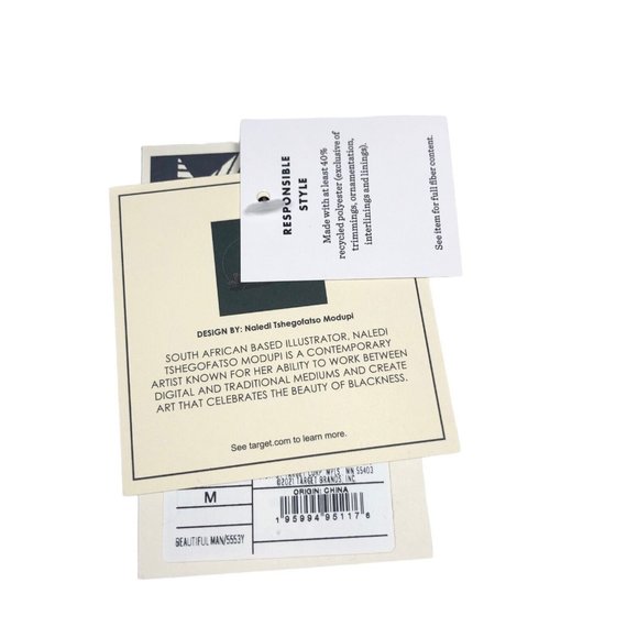 NEW Black History Month Graphic Sweatshirt Mens Medium Beautiful Man Blue Target - Picture 6 of 6